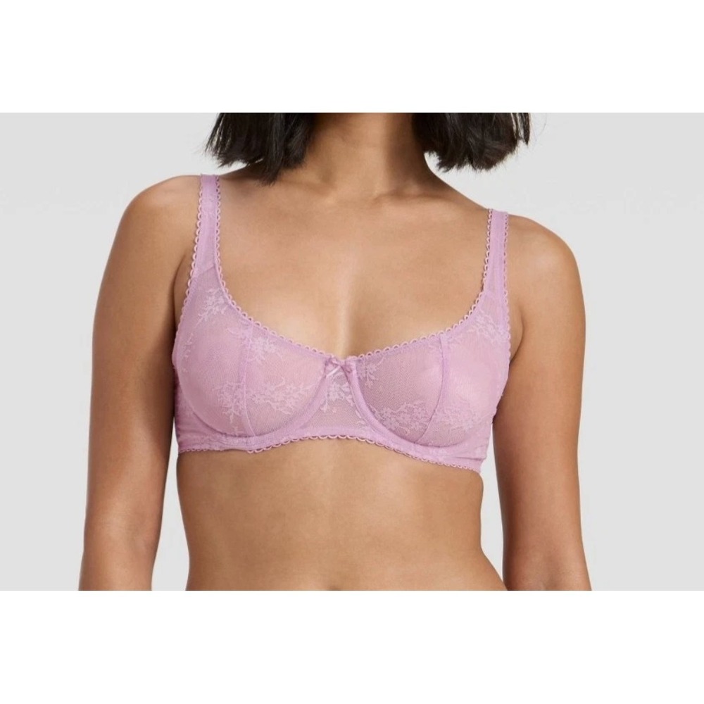 Wild Fable Women's Unlined Lilac Purple Bra 32B